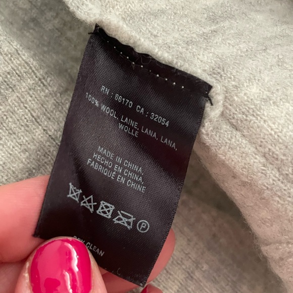 Anthropologie Sparrow gray zip cardigan/jacket size small - Picture 8 of 8